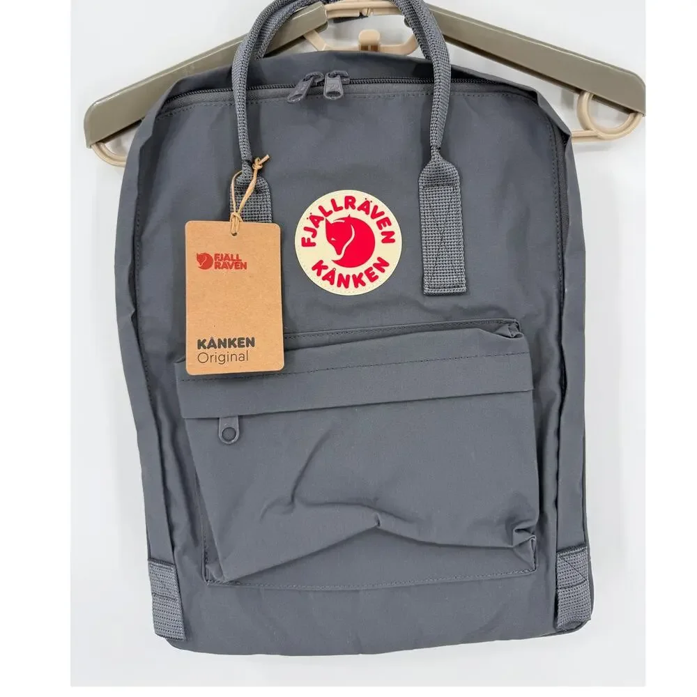 Fjallraven Kanken Classic  Pack Everyday Outdoor Laptop Super Grey NWT